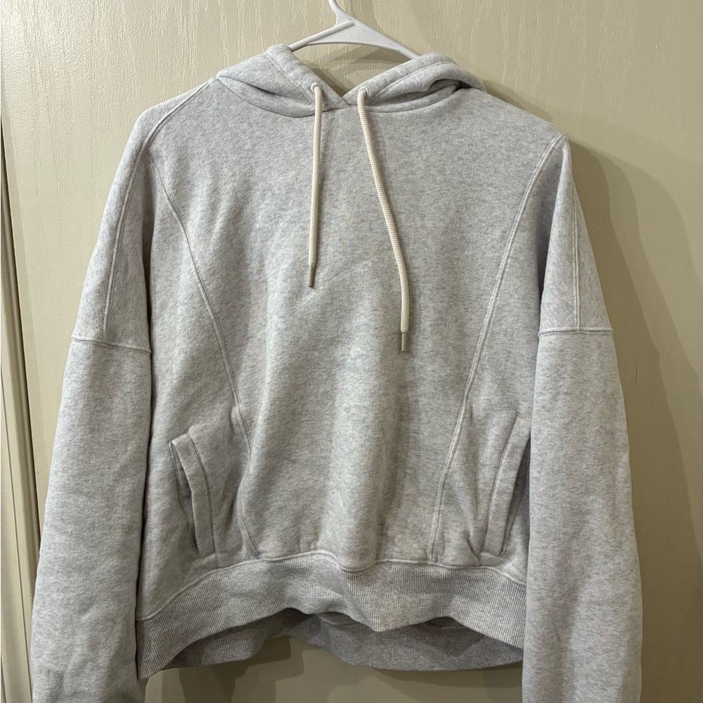 Aerie Light Gray Women's Hoodie Sweater